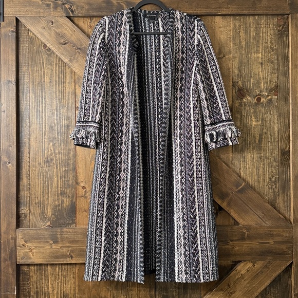 ST JOHN Wool Blend Tweed Cardigan & Dress Set - Picture 12 of 16